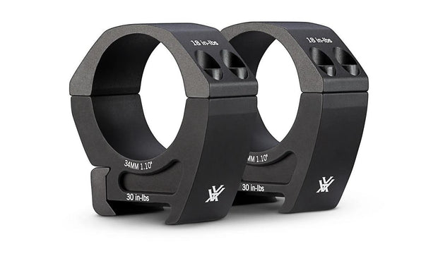 Vortex Pro Series 34mm Rings Medium (1.10")