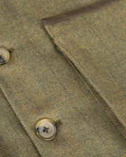Hoggs of Fife Kinloch Technical Tweed Waistcoat Autumn Bracken