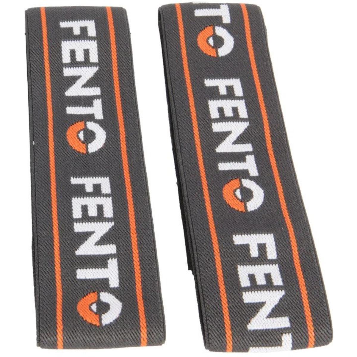 FENTO Original Genouillères Ergonomiques Noires/Orange - Protection Confortable Toute La Journée Pour Travail Au Sol