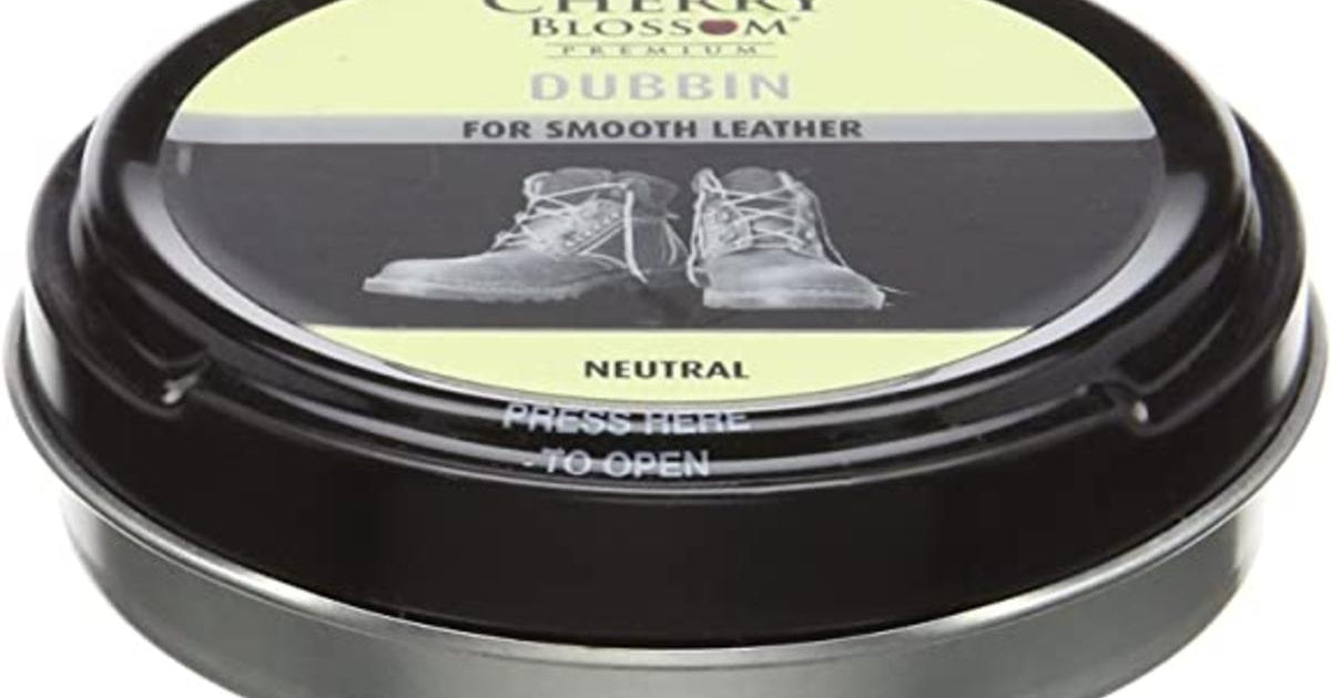 Cherry Blossom Dubbin Shoe Polish Neutral BushWear