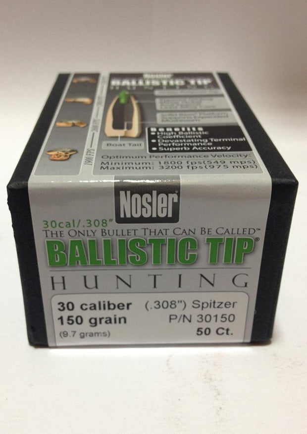 Nosler Hunting .308 150gr Ballistic Tip 50pk (30150)
