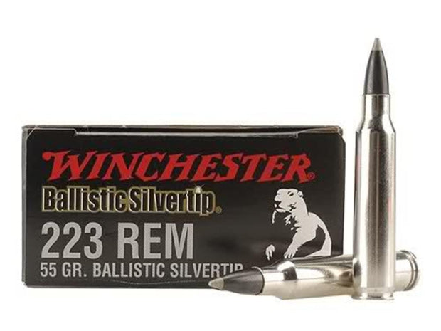 Winchester .223  55gr Ballistic Silvertip 20pk