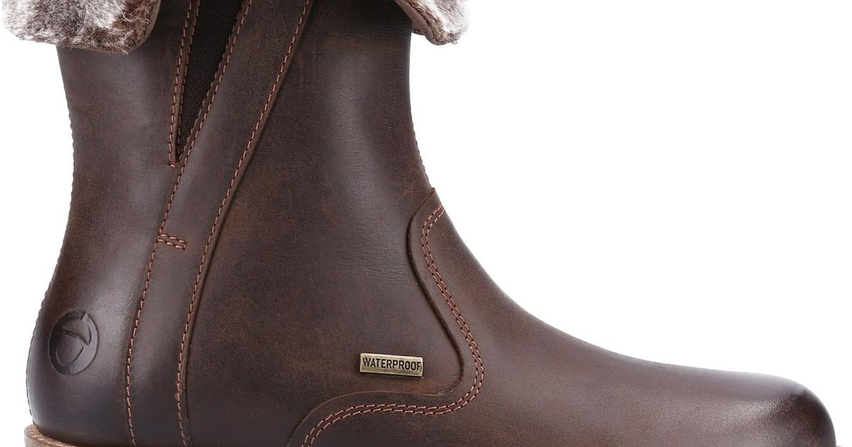 Cotswold Dursley FleeceLined Boots Brown BushWear