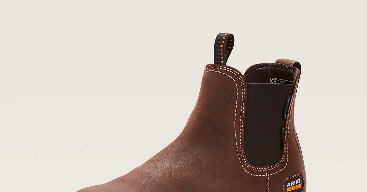 Ariat Groundbreaker Chelsea Waterproof Steel Toe Work Boot – BushWear