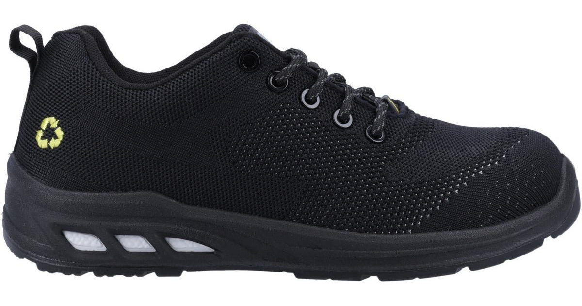 Safety Jogger ECOFITZ S1P Shoe Black BushWear