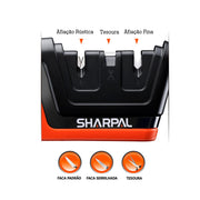 Sharpal KNIFE/SCISSOR SHARPENER - ORANGE