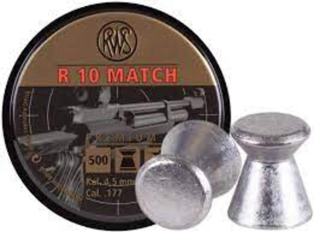 RWS R10 Match  .177 (4.5mm) .53g / 8.2gr 500pk