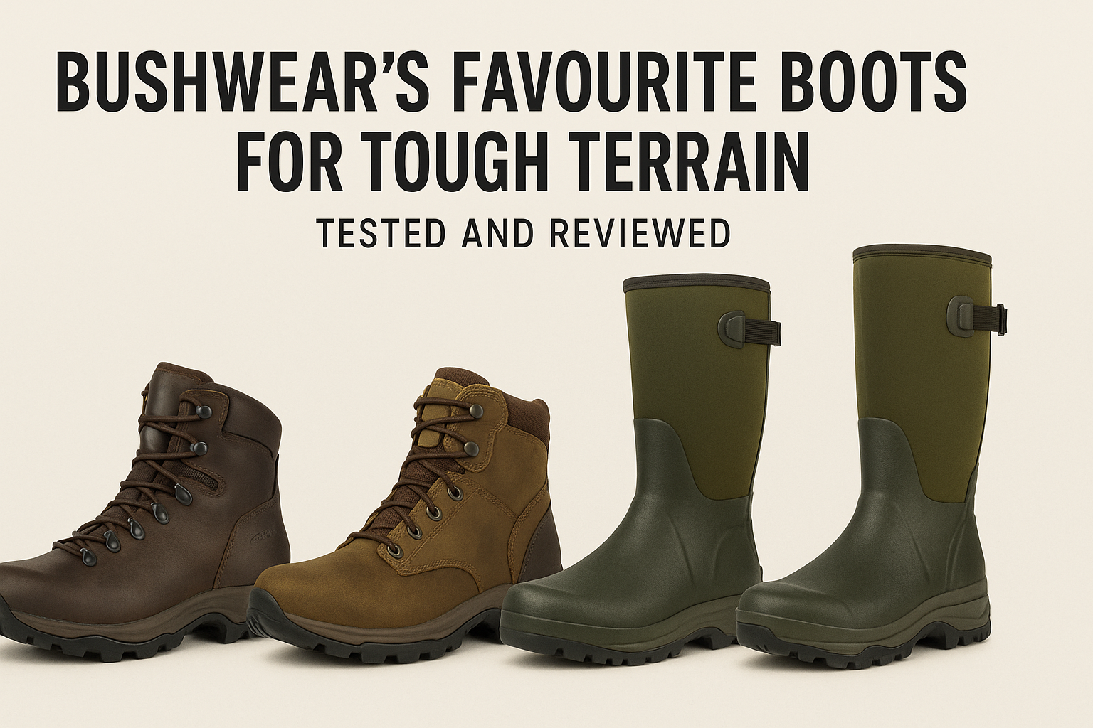 BushWear’s Favourite Boots for Tough Terrain: Tested and Reviewed