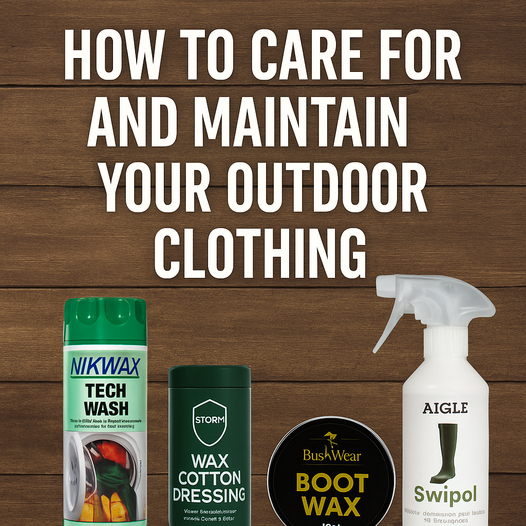 How to Care for and Maintain Your Outdoor Clothing