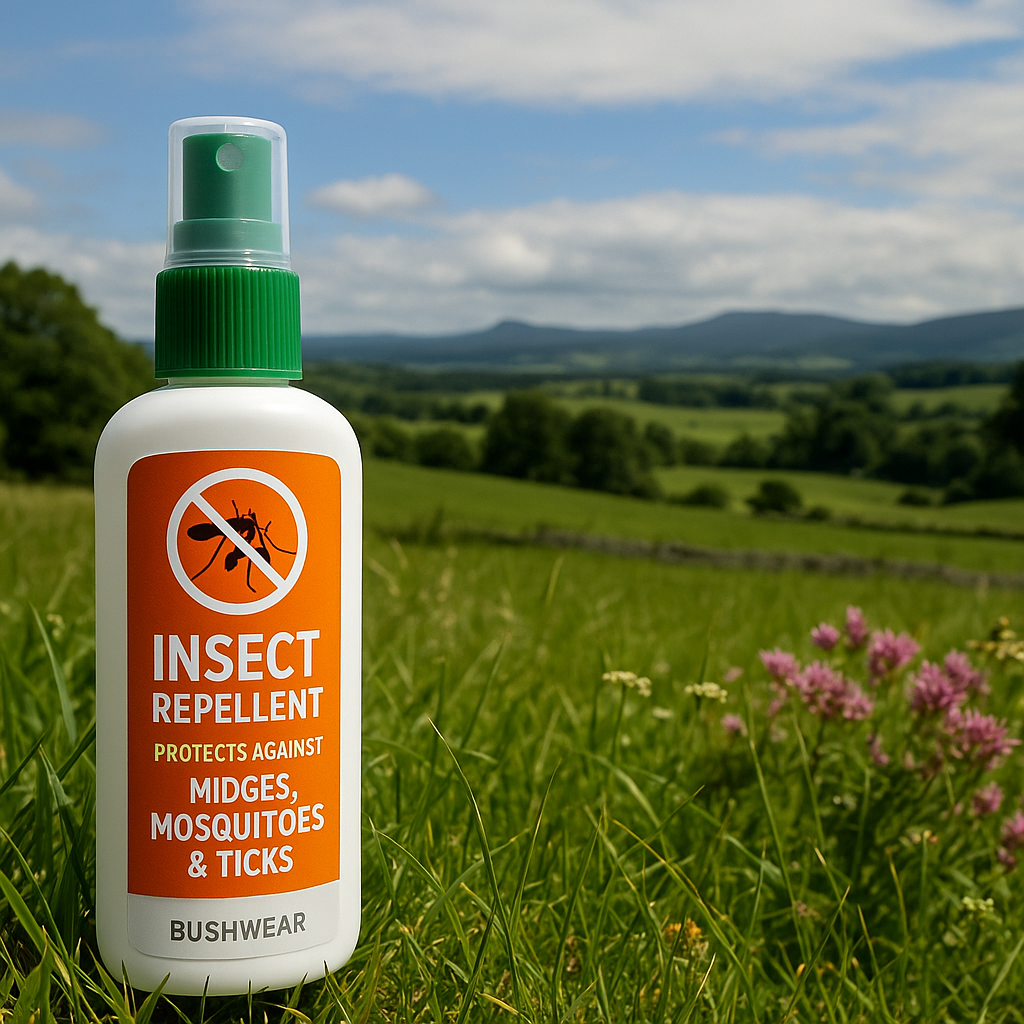 Choosing the best bug spray to keep the scottish midges away!