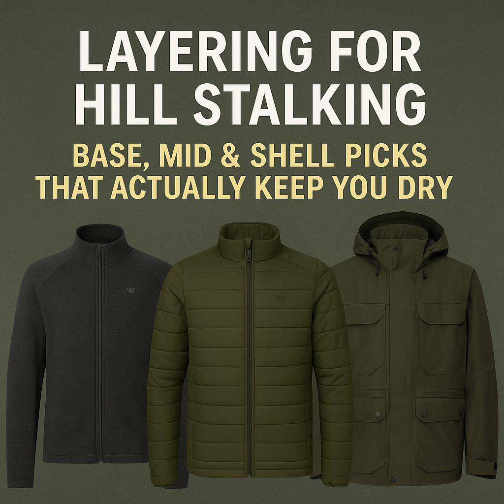 Layering for Hill Stalking: Base, Mid & Shell Picks That Actually Keep You Dry
