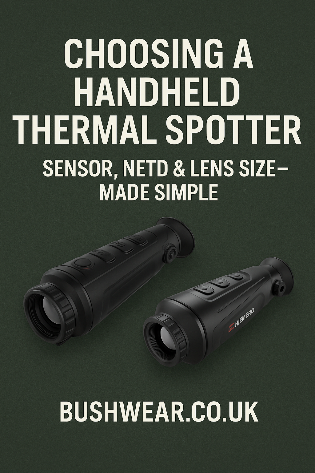 Choosing a Handheld Thermal Spotter: Sensor, NETD & Lens Size—Made Simple