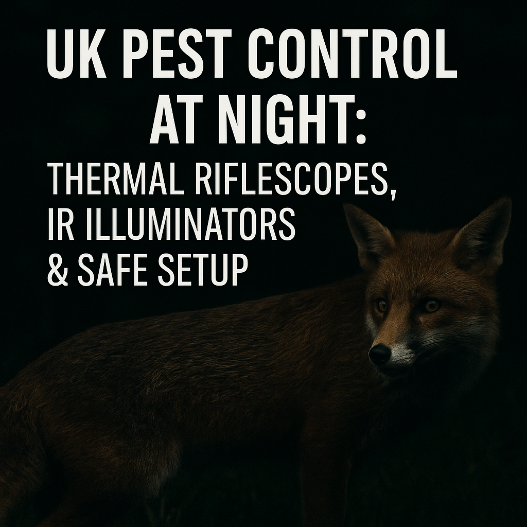 UK Pest Control at Night: Thermal Riflescopes, IR Illuminators & Safe Setup