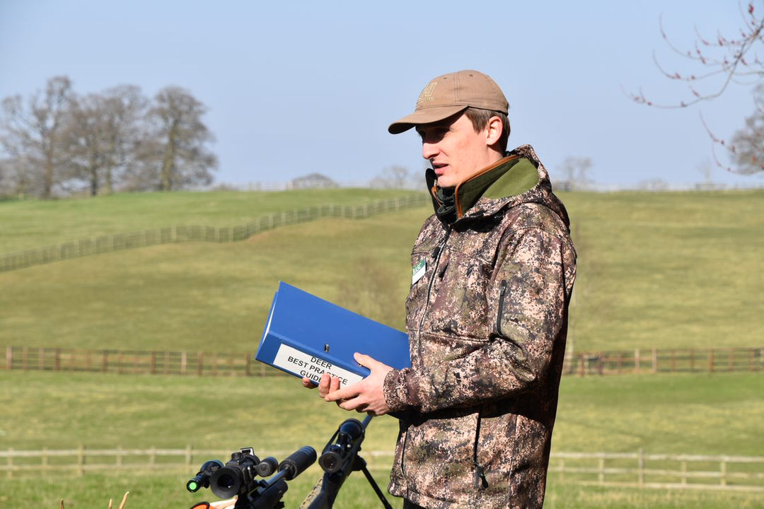 Deer Best Practice Guide being presented in the field