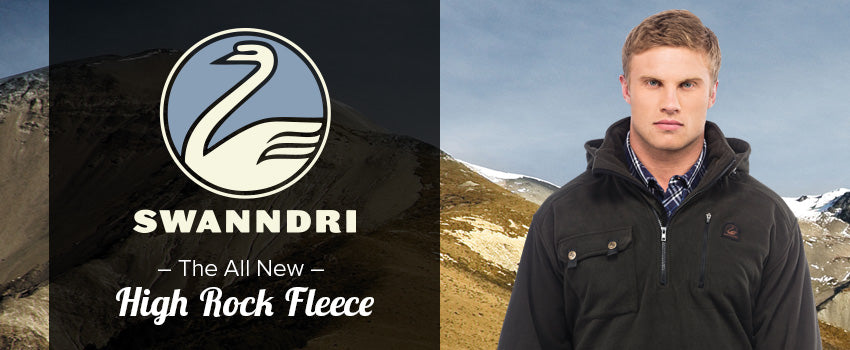 New for Spring 2015 - Swanndri High Rock Pullover Fleece