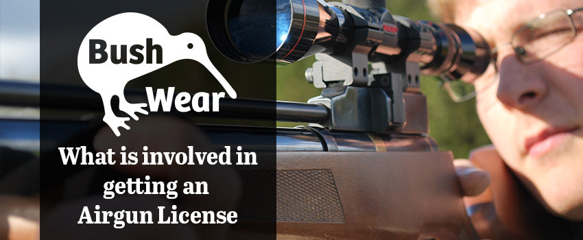 What is involved in getting an Airgun license?