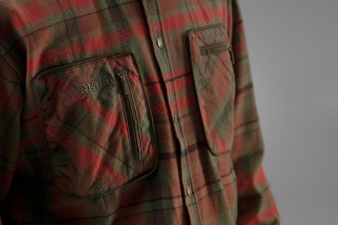 Harkila Pajala shirt Red check