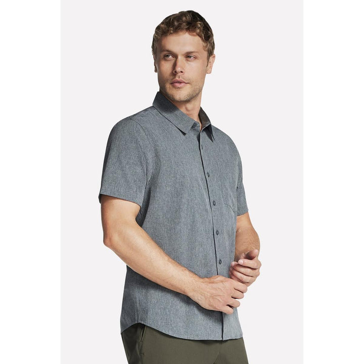 Skechers Performance GO WALK Air Short Sleeve Shirt Black/Charcoal