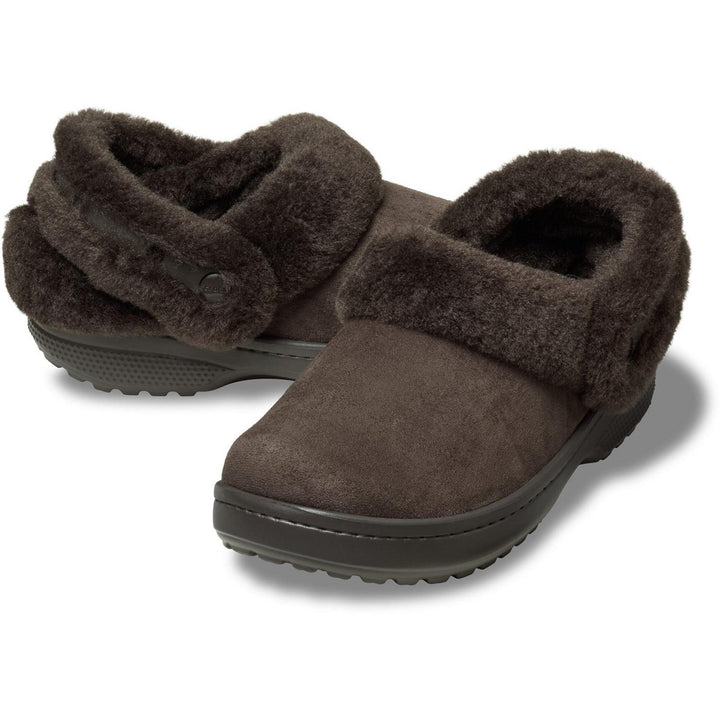 Unfurgettable Vegan Suede Clog Espresso