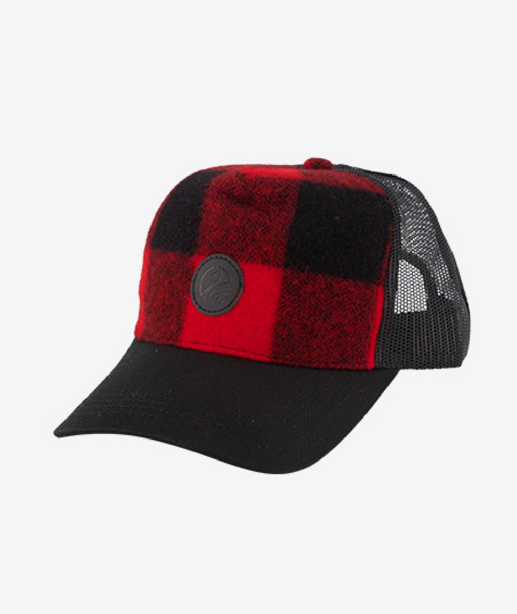 Swanndri Swanni Trucker Cap Red/Black Check