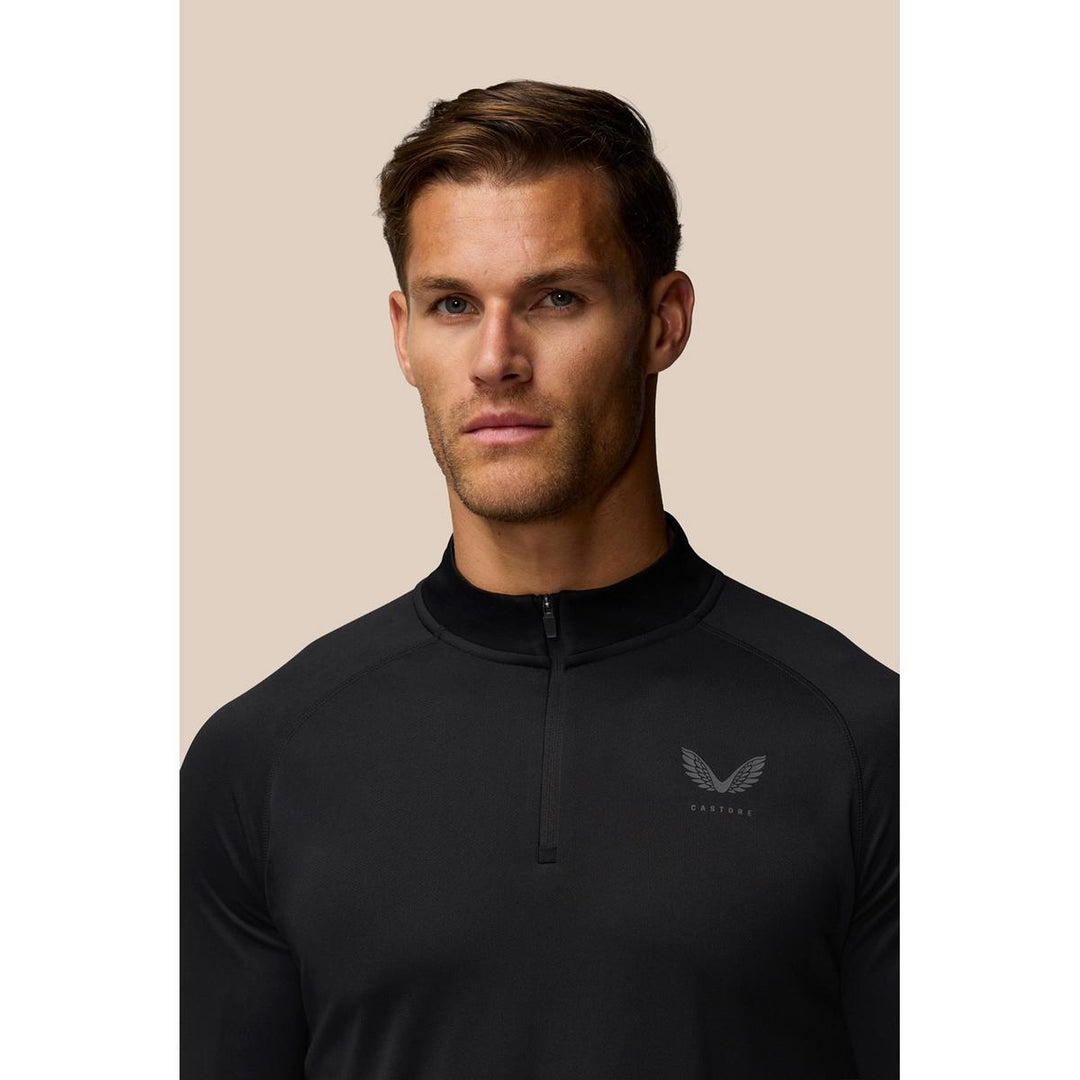 Castore Adapt Training 1/4 Zip Top Black/Gunmetal – view 4