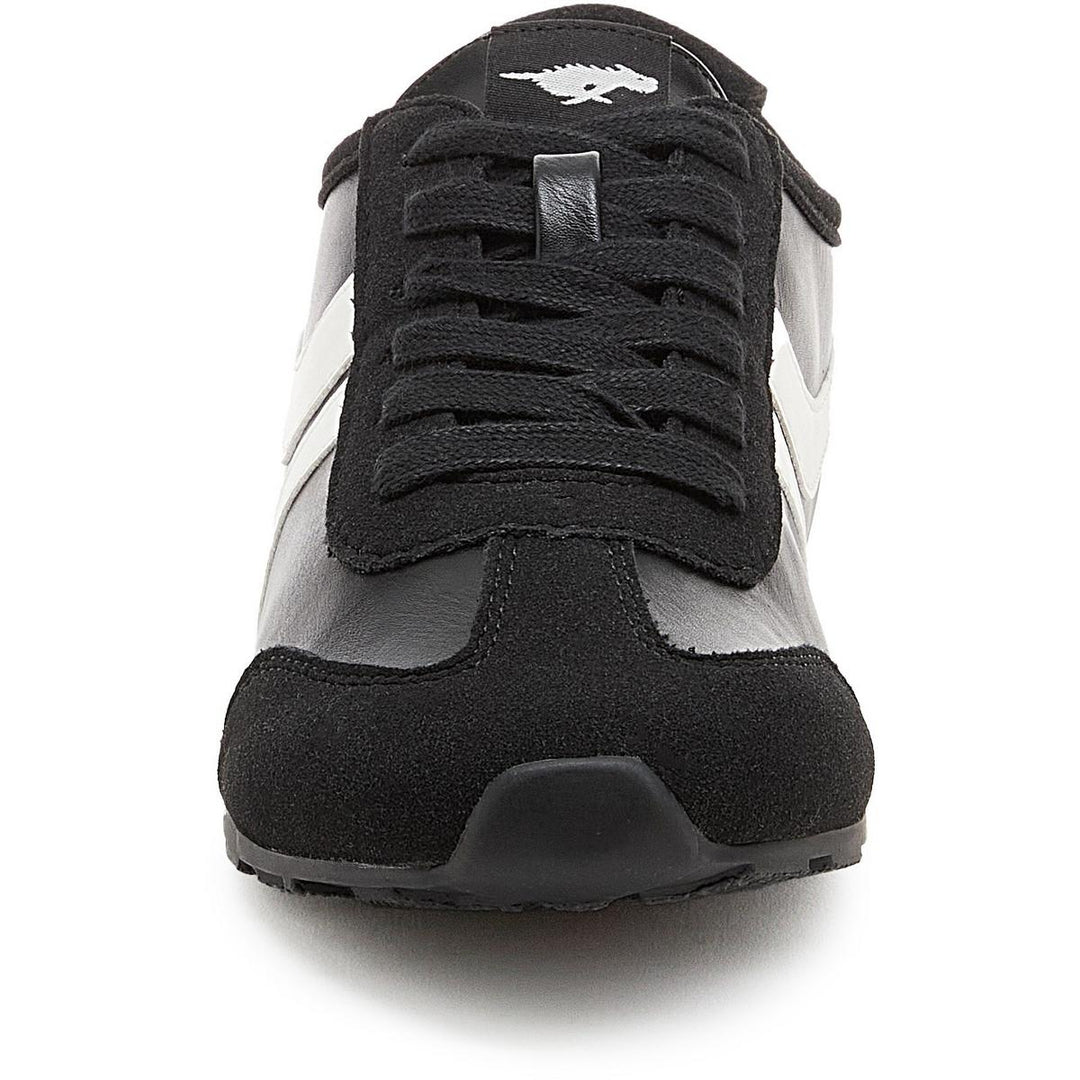 Rocket Dog Destin PU Combo Trainers Black/White – view 7