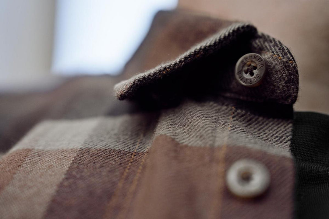 Harkila Asmund L/S shirt Rust brown check