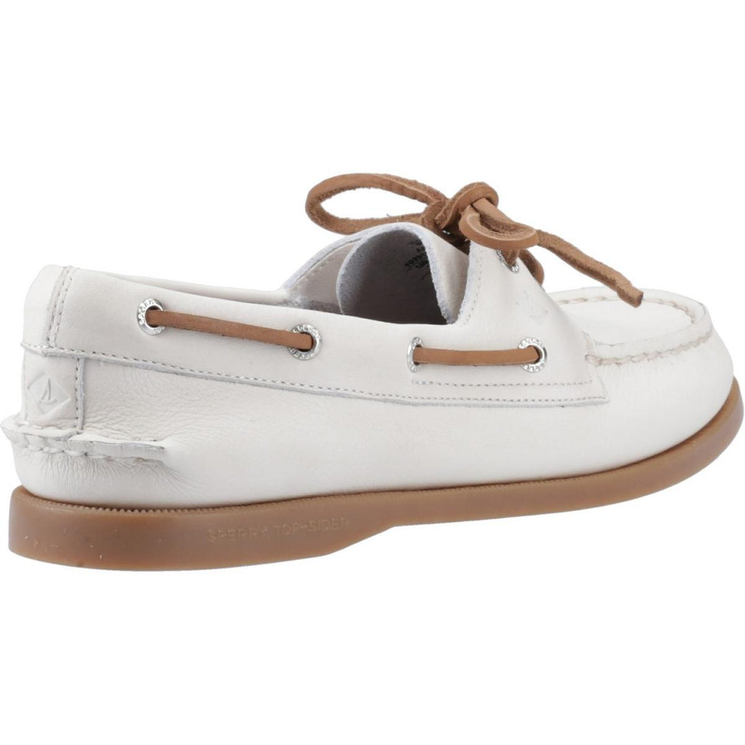 Sperry Authentic 2 Eye Boat Shoe White/Gum