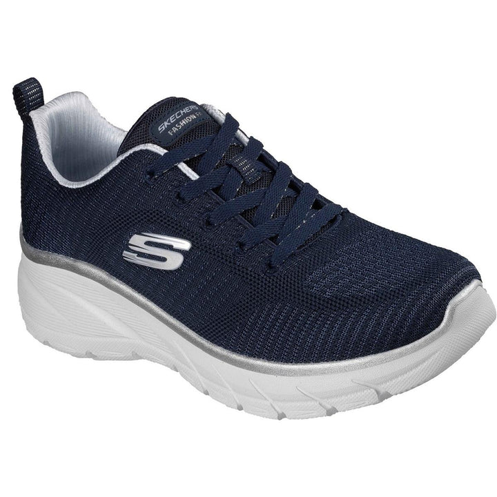Skechers Fashion Fit 2.0 Trainers Navy/Silver