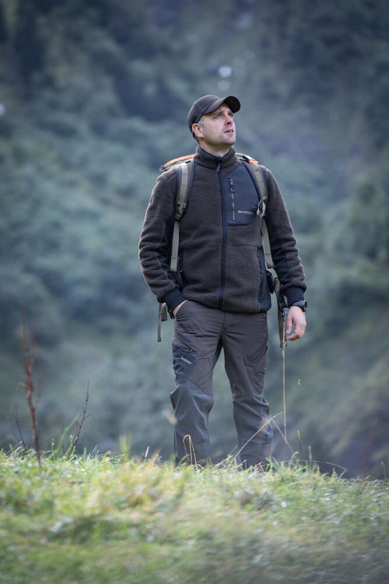 Deerhunter Rogaland Fiber Pile Jacket Chocolate Brown