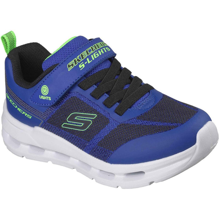 Skechers Glide-Step Lights Trainers Blue/Black