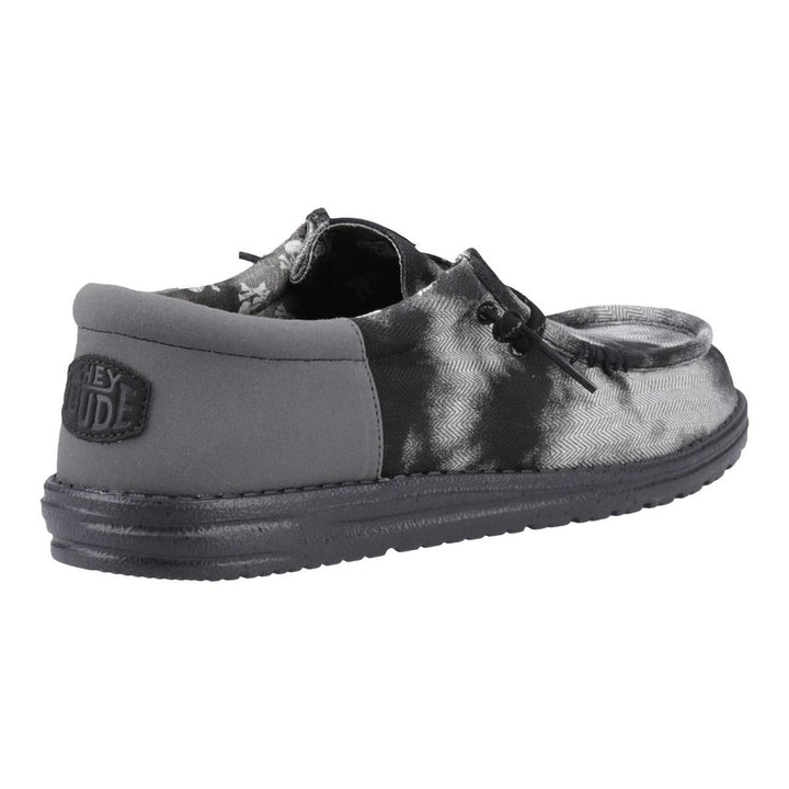 HEYDUDE Wally Funk Overdye Shoe Black/Granite