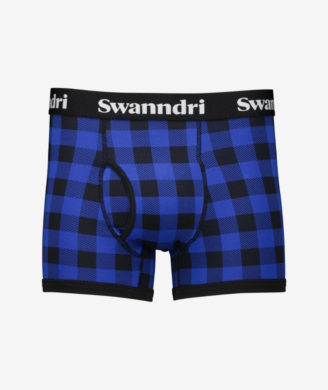 Swanndri Men's Underwear - Organic Cotton Check Boxer Briefs