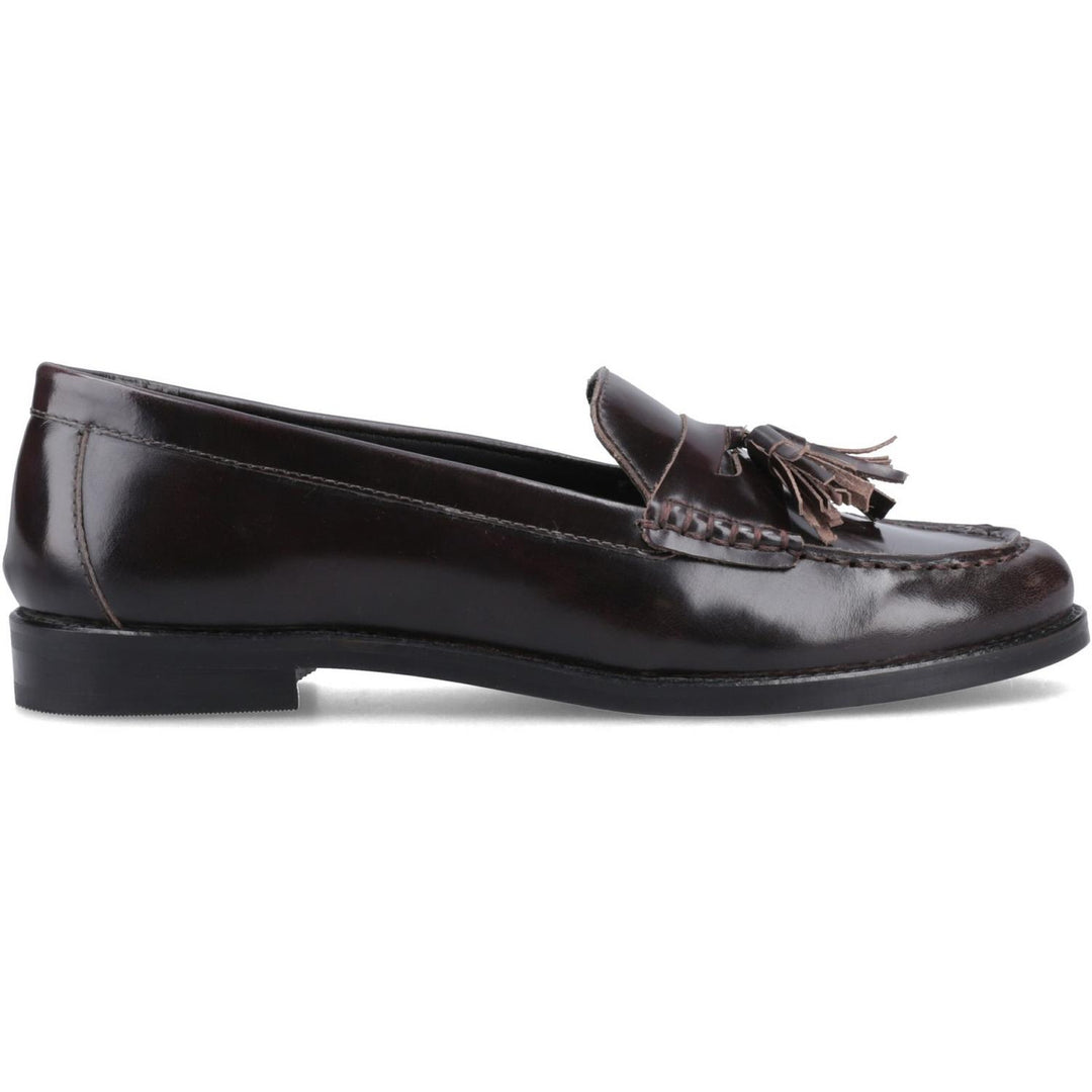 Connie Tassel Loafer Aubergine