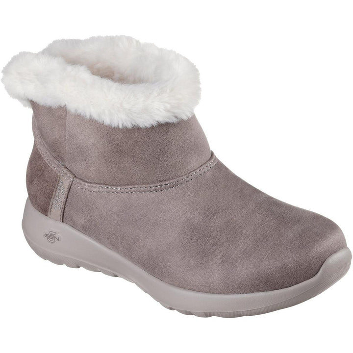 Skechers On-the-GO Joy Cozy Dream Boots Dark Taupe