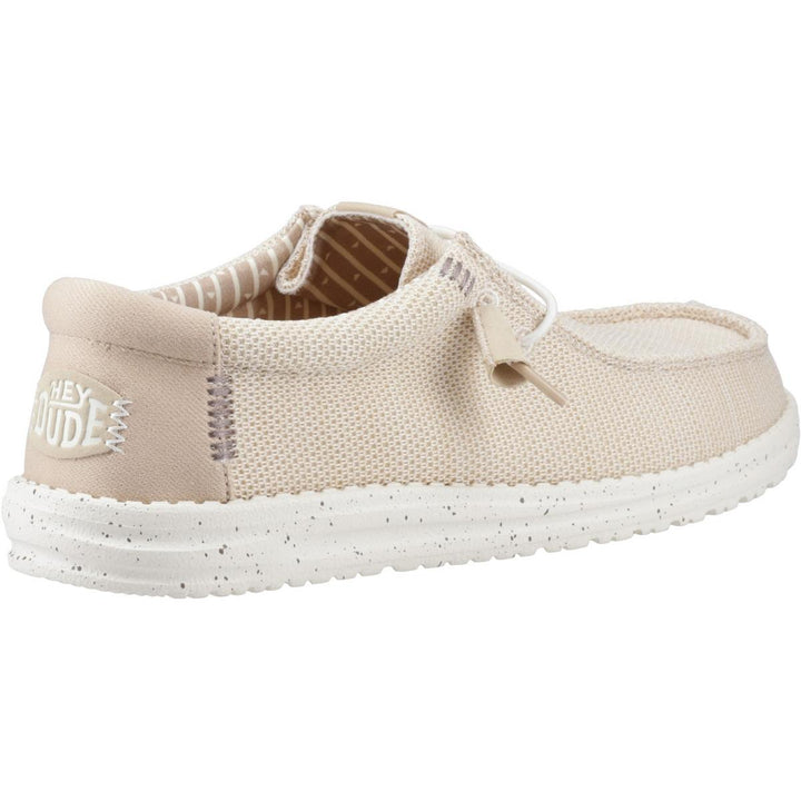 HEYDUDE Wally Stretch Sox Shoes Irish Cream/Egret