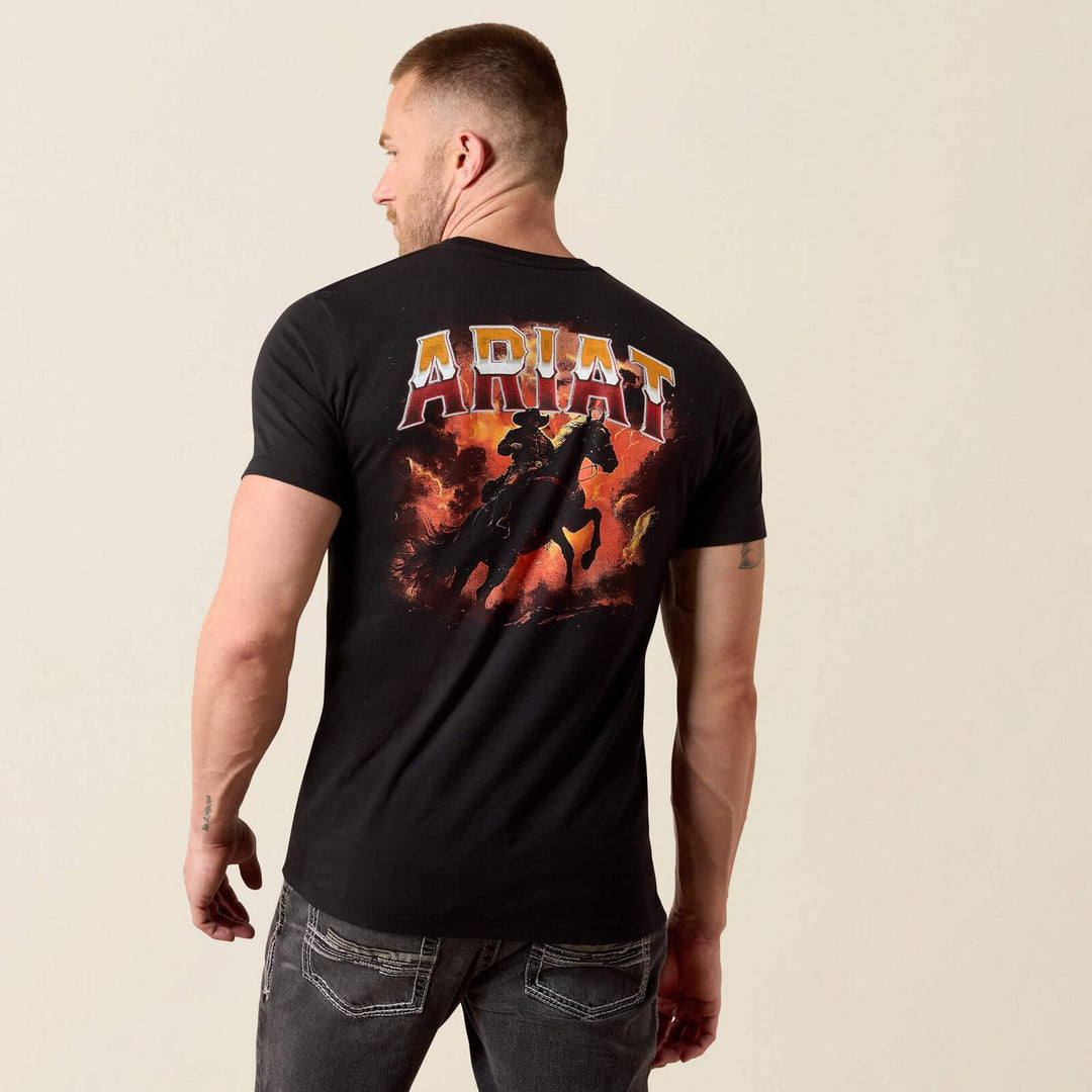 Ariat Mens Ariat Country Rock Short Sleeve T-Shirt – view 2