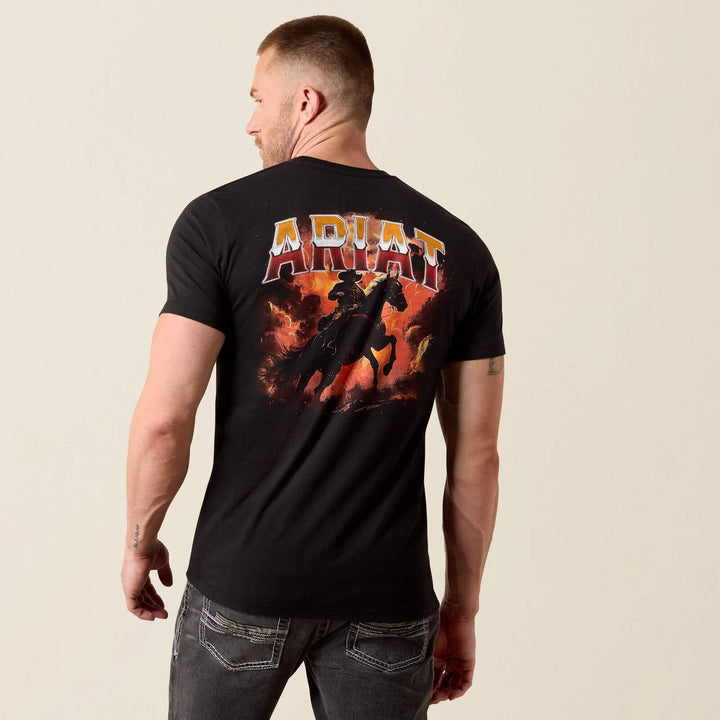 Ariat Mens Ariat Country Rock Short Sleeve T-Shirt – view 2