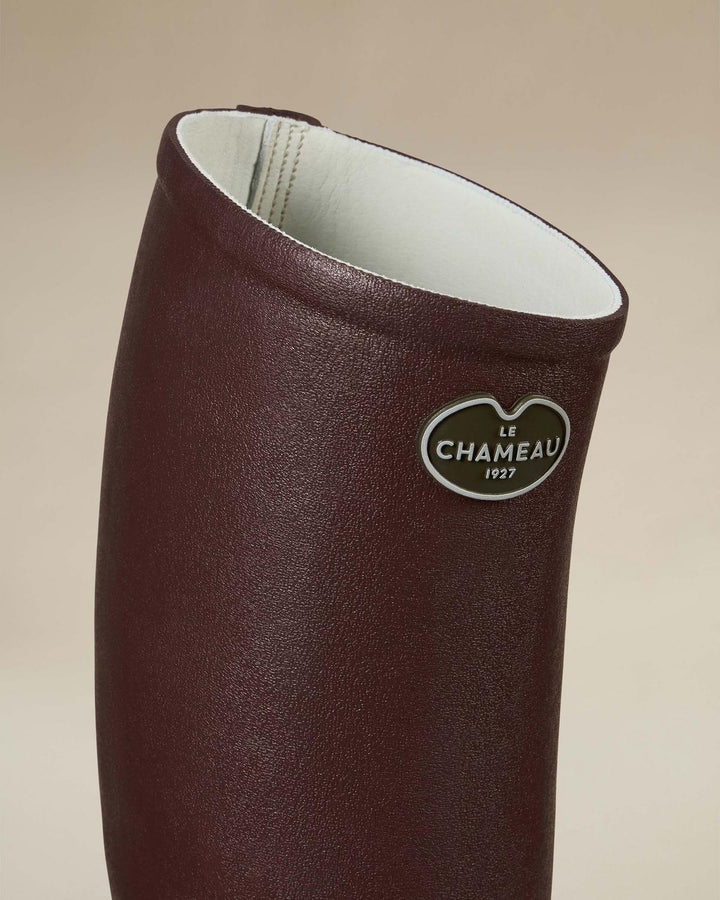 Le Chameau Women's Saint-Hubert Leather Lined Wellington Boot