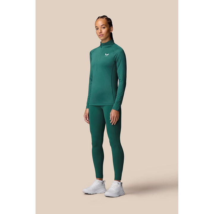Castore 1/2 Zip Long Sleeve Top Seafoam/Sage