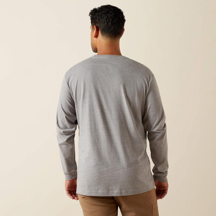Ariat Mens Rebar Cotton Strong Standard Pocket T-Shirt – view 4