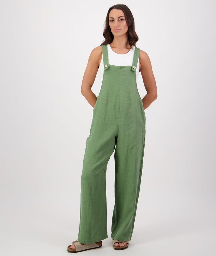Swanndri Women's Julian Linen Dungarees