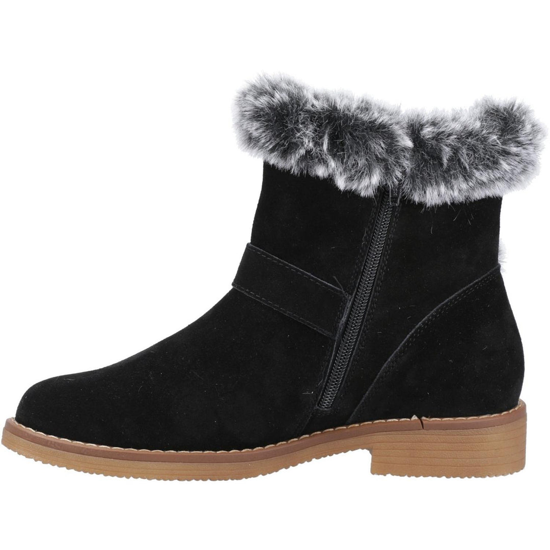 Hannah Wide Fit Boot BLACK