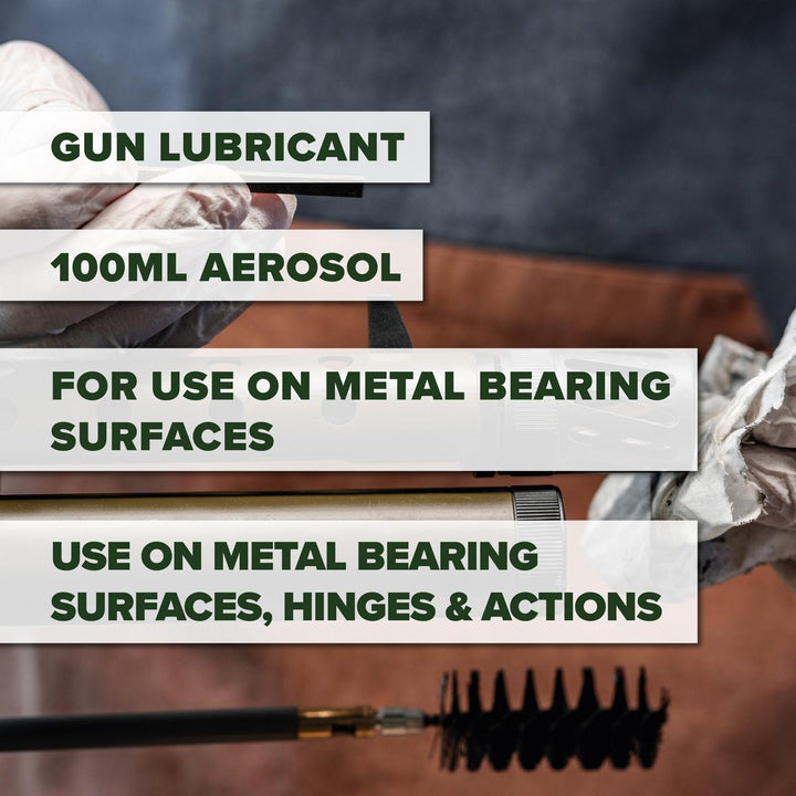 BushWear Molybdenum Gun Lubricant 100ml Aerosol