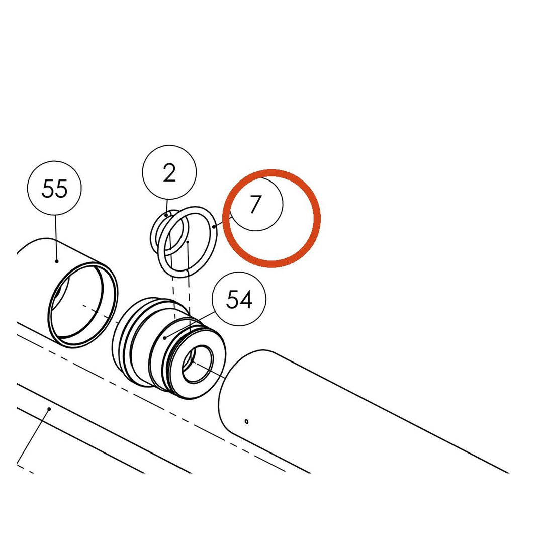 FX O Ring 23.0x2.5 NBR 70 19485