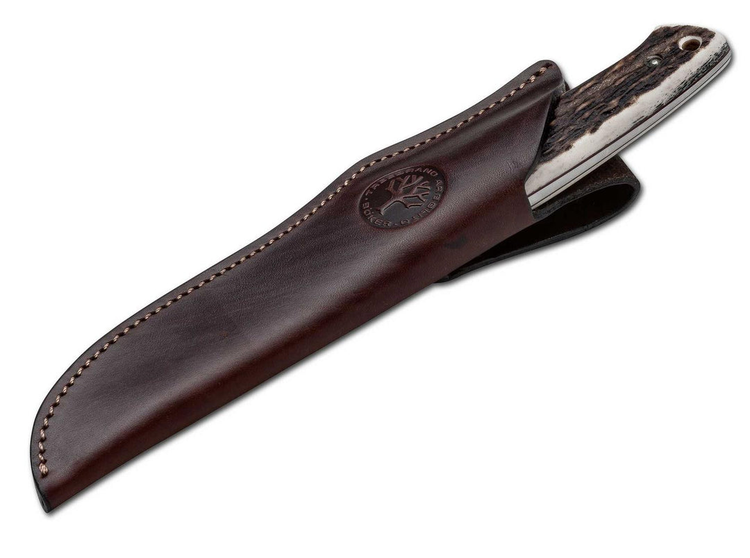Böker Arbolito Hunter Stag Fixed Blade Hunting Knife