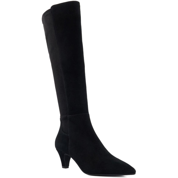 Dune Sera Wide Fit Long Boots Black