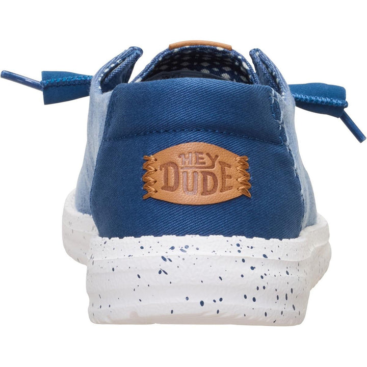 HEYDUDE Wendy Chambray Grid Ensign Blue