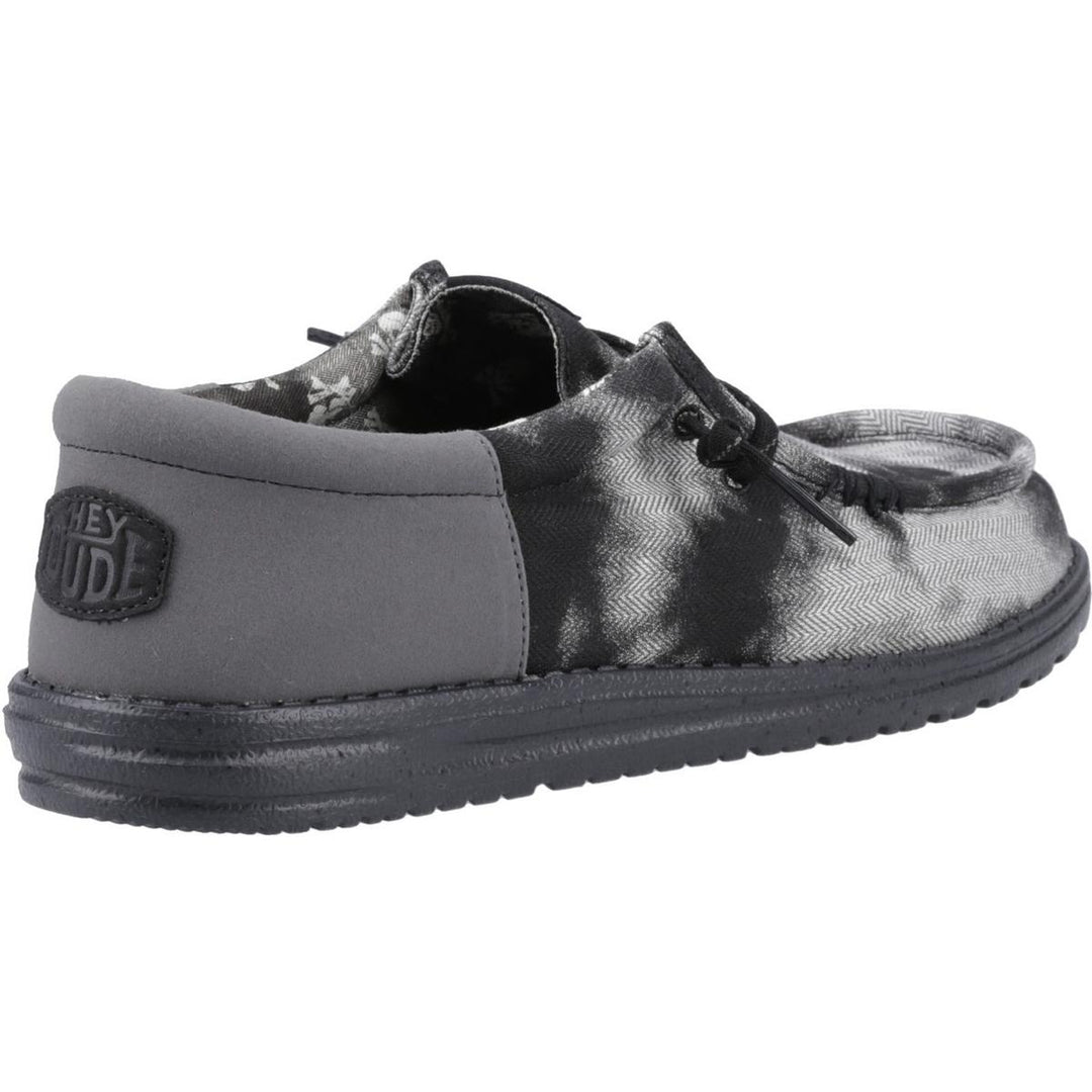 HEYDUDE Wally Funk Overdye Shoe Black/Granite