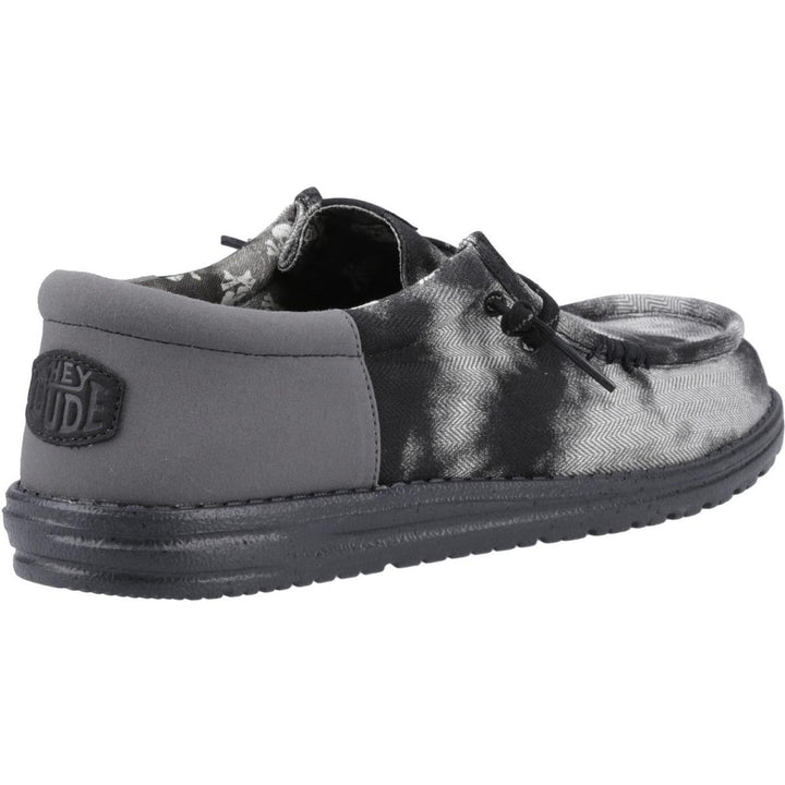 HEYDUDE Wally Funk Overdye Shoe Black/Granite